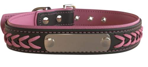 Gepersonaliseerde halsband - Gevlochten